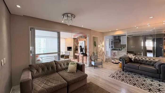 Apartamento a venda com 3 dormitórios, 2 vagas e varanda gourmet