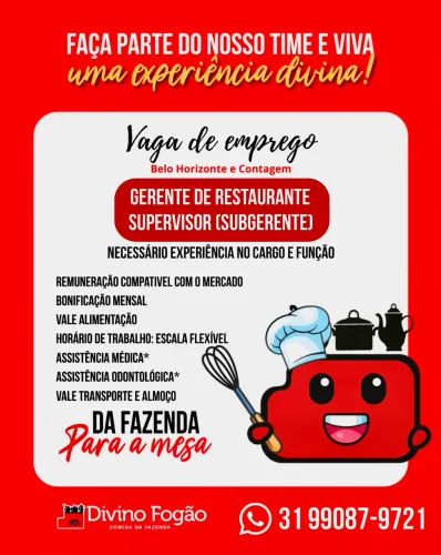 Vaga gerente