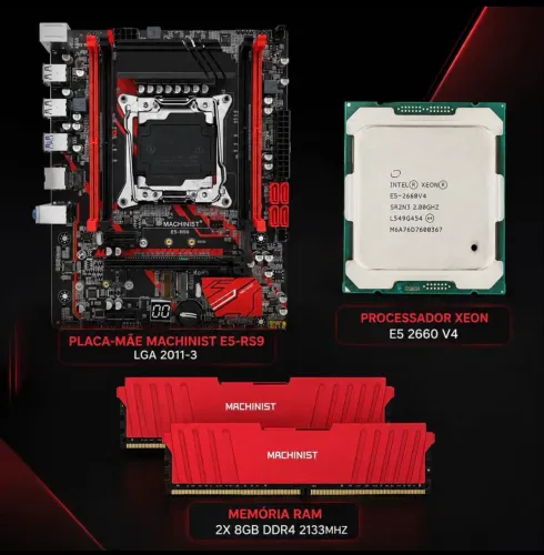 KIT XEON 2650v4 + 2x8 16GB Ram 