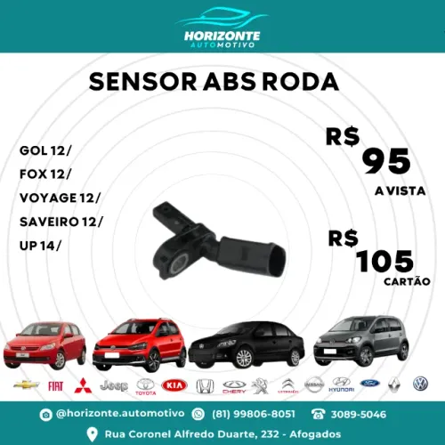 sensor abs roda fox gol voyage saveiro up 14/ virtus polo t-cross nivus 17/