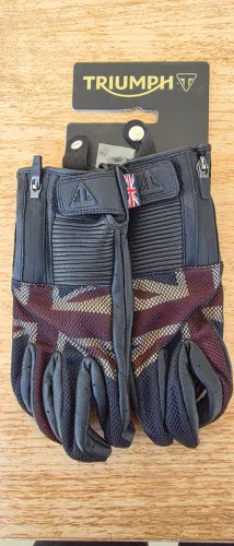 Luva Triumph Original de Motociclista - Nova com Etiquetas - Tamanho M (9)