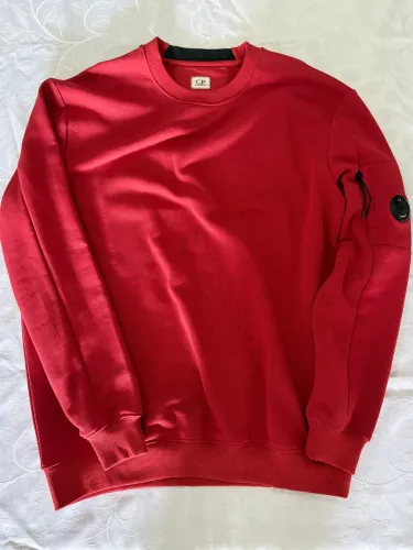 Moletom CP Company Crewneck Sweatshirt Vermelho