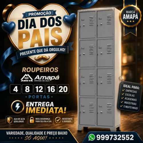 Roupeiro pra vestiarios de aço 4 8 12 16 20 portas novos atendimento pelo wattsapp