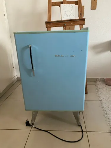 Frigobar Brastemp Retrô Azul Claro