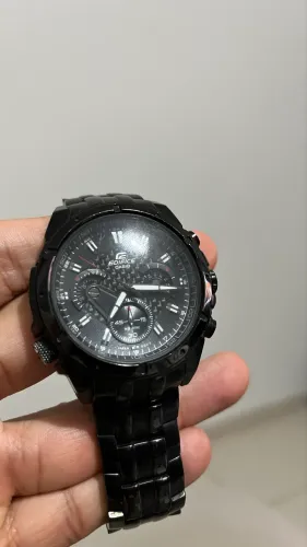 Relógio Casio edifice EF535 cronógrafo preto