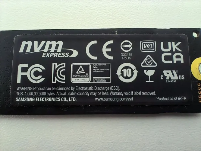 SSD M2 Samsung 980 Pro 1TB