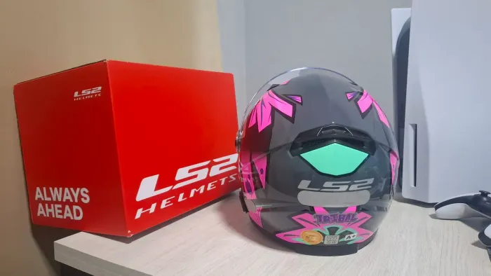 Capacete LS2 TRIBAL ROSA FUCSIA