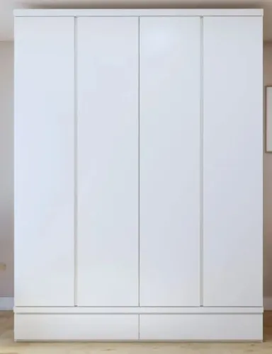 Guarda Roupa Solteiro 4 Portas 5 Gavetas Europa Espresso Móveis