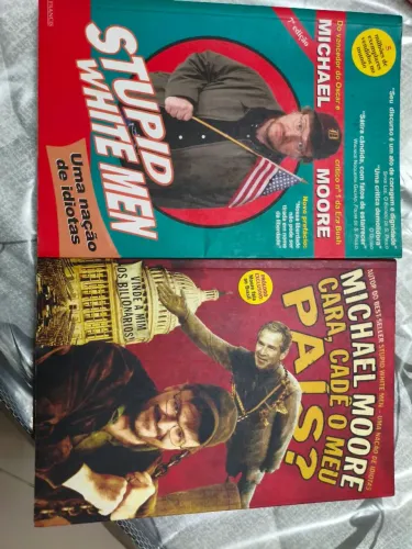 Coleção livros Michael Moore 2 livros 