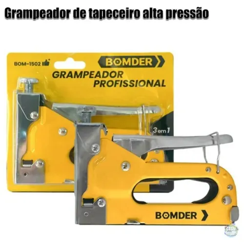 Grampeador tapeceiro profissional de alta pressão