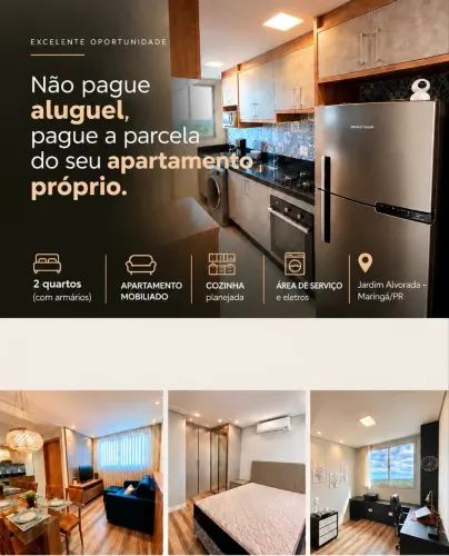 Apto Mobiliado Jardim Alvorada