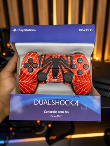 Controle de ps4 homem aranha an6