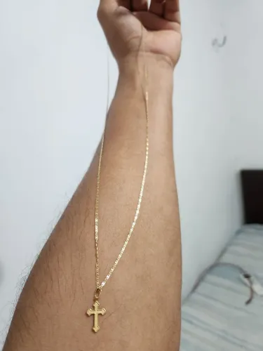 Colar de ouro masculino 