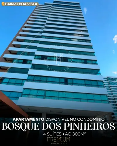 Apartamento no Condomínio Bosque dos Pinheiros, 4/4 no Boa Vista - Vitória da Conquista - 