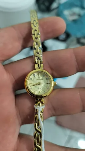 Relógio Technos Feminino Mini Joia Dourado
