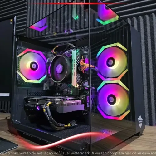 PC Gamer Ryzen 5 5500 RTX 3060 12GB 16GB 500GB NVMe ARGB