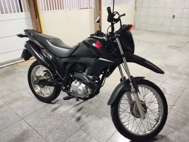 Honda Bros 160 2018 Preta