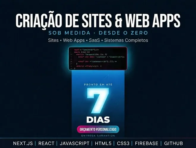 Criação de Sites e Sistemas Web Profissionais com Banco de Dados