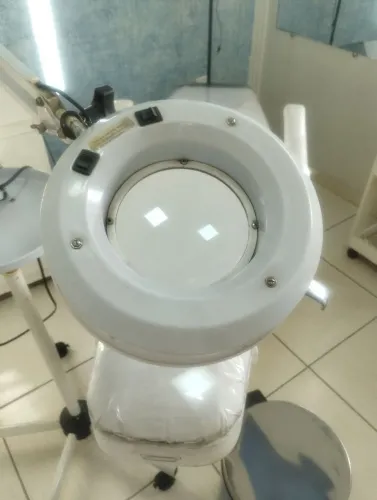 Lupa luminária e articulado teck