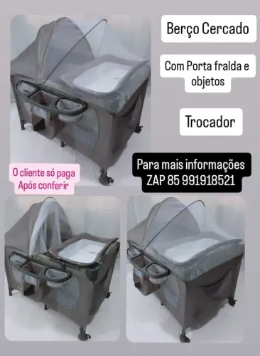 Berço Cercado unissex