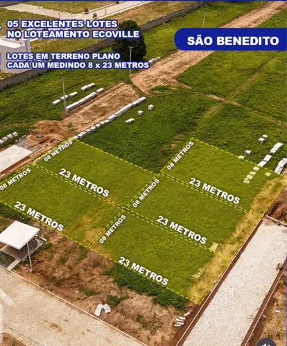 Venda de 5 lotes individuais em loteamento Ecoville.