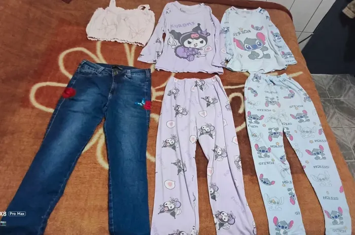 Lote de roupas menina 10/12 anos