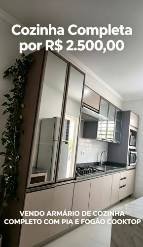 Vendo armário de cozinha usado