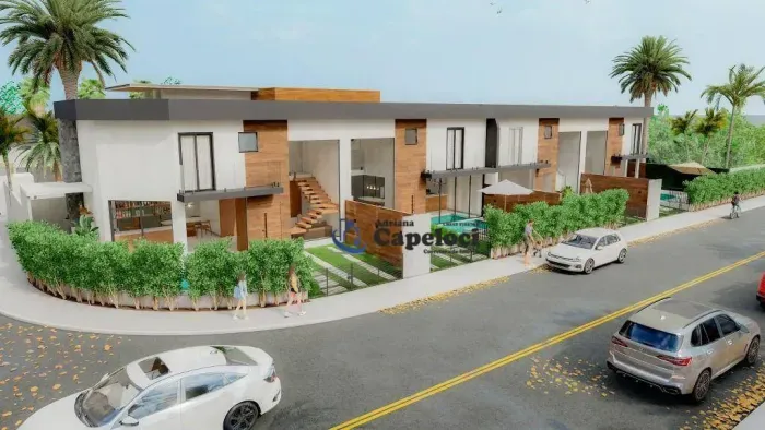 Sobrado com 3 dormitórios à venda, 124 m² - Praia da Boracéia - Bertioga/SP