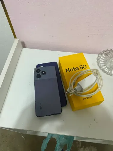 Celular redimi note 50 caixa documento carregador película funcionando perfeitamente