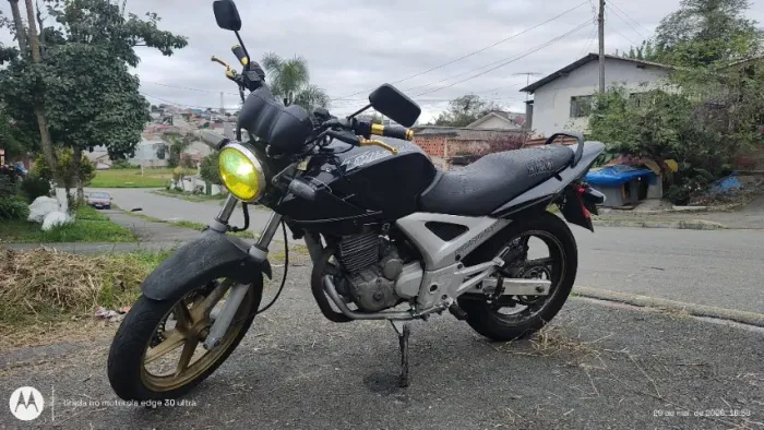 CBX-250 Twister com freio a disco traseiro