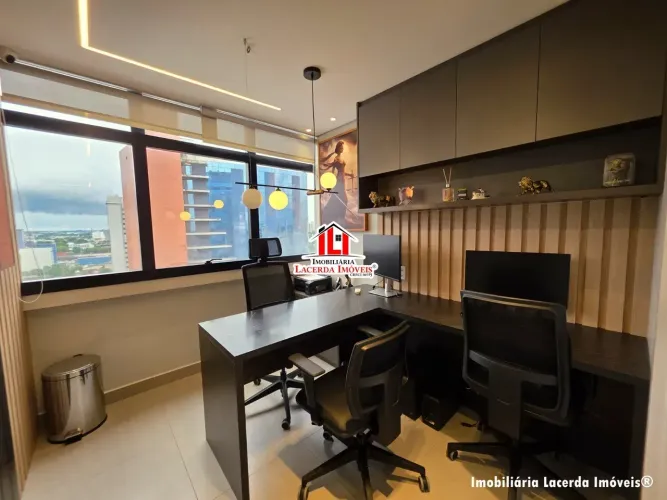 Sala Comercial no Millennium Shopping 33m² Andar Medio Semimobiliada Torre Business