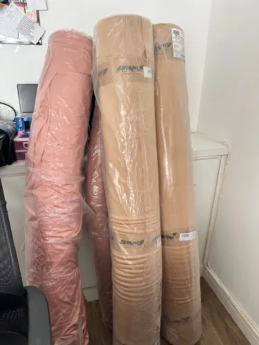 Rolo de tecido lycra Lenatex Beach Gloss Advance Rose Metal