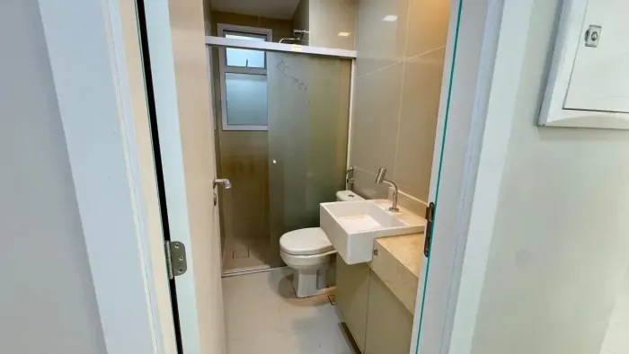 Apartamento 3 quartos, 1 suíte, 2 vagas, semi mobiliado - 84,54m², São Luís