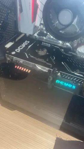 Placa De Vídeo PCyes RTX 3050 Projeto Edge 8GB Gddr6 128 Bits RGB