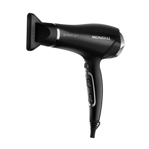 Secador Mondial Chrome Black 2000W