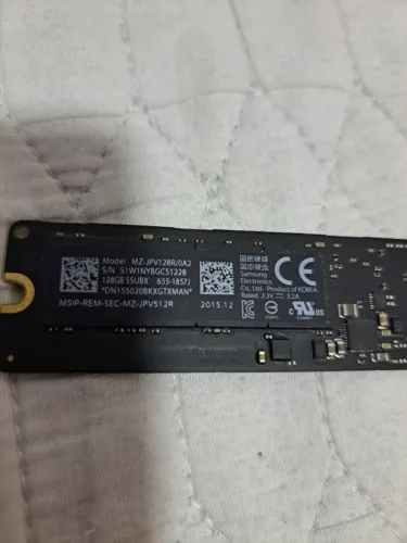 Ssd Apple 128gb Mz-jpv128s/0a2 Para Macbook E Imac Original (USADO)