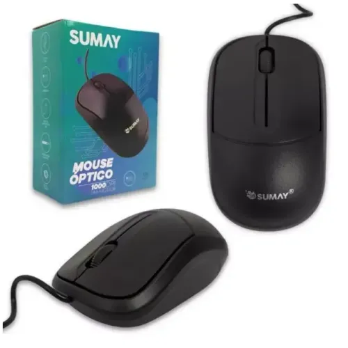 Mouse Óptico SUMAY c/ Fio SM-MO1310