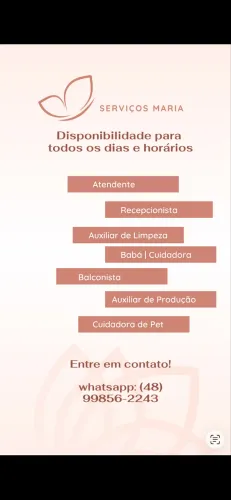 OFEREÇO MEUS SERVIÇOS