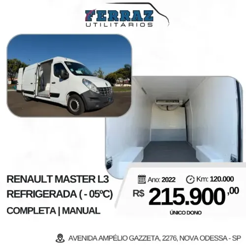 Renault Master 2.3 DCI Extra Furgão 16V Diesel 2022