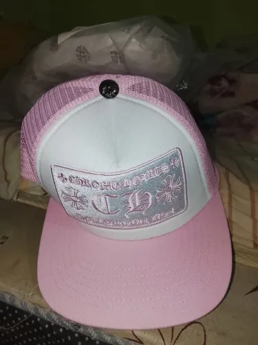 Boné Chrome Hearts Rosa Novo