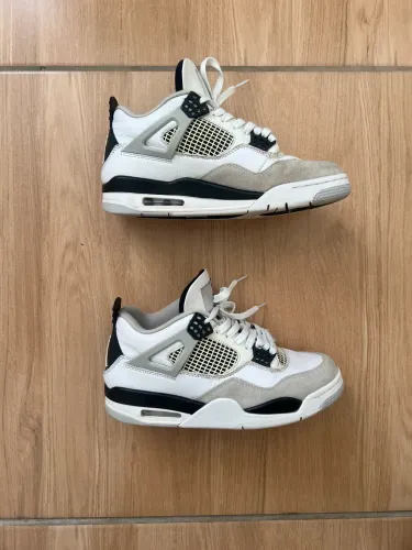 tenis air jordan 4 military black 