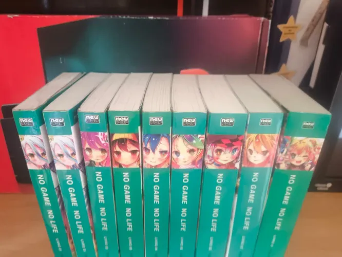 No game no life light novel volume 1 ao 7 e volume 11