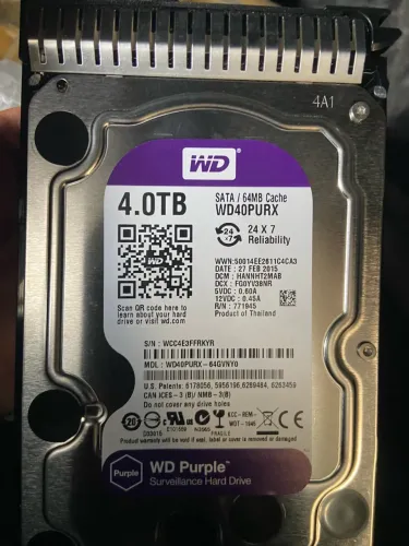 Western Digital Hd WD 4TB WD Purple