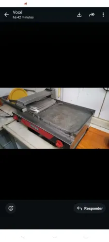 Chapa sanduicheira elétrica
