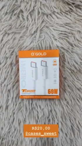 Cabo para Carregamento Turbo 30w a?Gold CB101 CB102