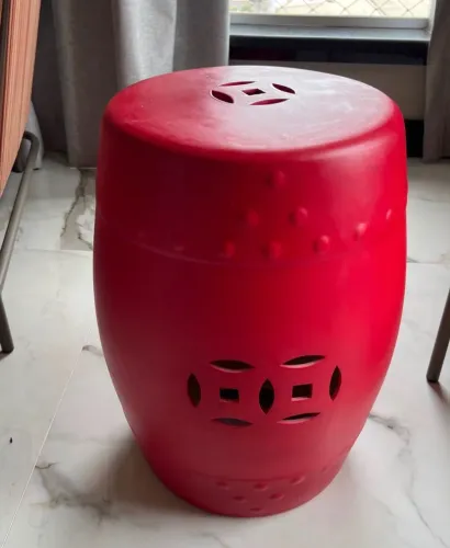 Pote usado como puff tbm índiano luxo