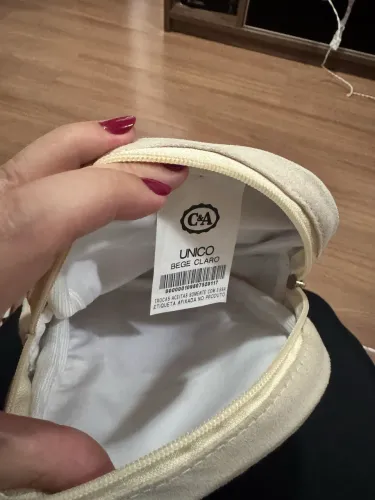 Bolsa shoulder bege