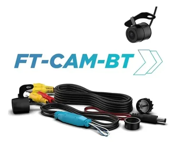 Câmera De Ré Ou Frontal Faaftech Borboleta 180 Lente Vidro Ft-Cam-Bt