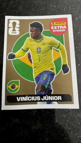 Figurinha de ouro vinir junior  copa 2026