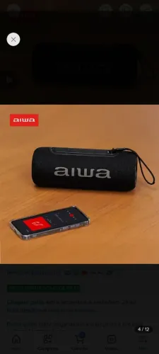 Caixa de som Bluetooth AIWA speaker SP 05 30wats